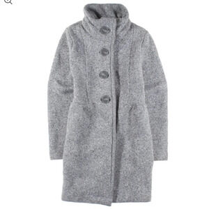 Patagonia Girls' Better Sweater Coat in Birch White (Gray) size X Large